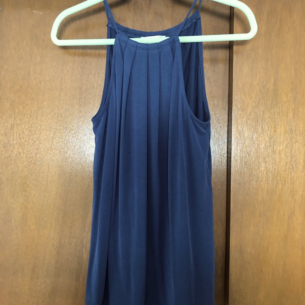 Dark blue tank top